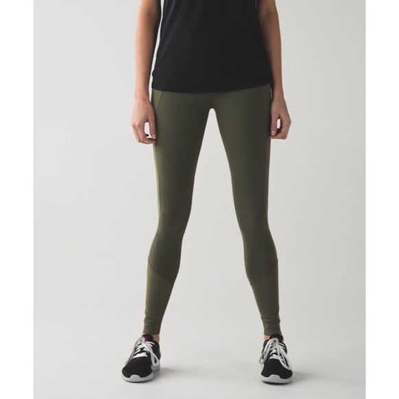 LULULEMON Barre Star Pant *Full-On Luon (Fatigue Green) - Picture 4 of 15